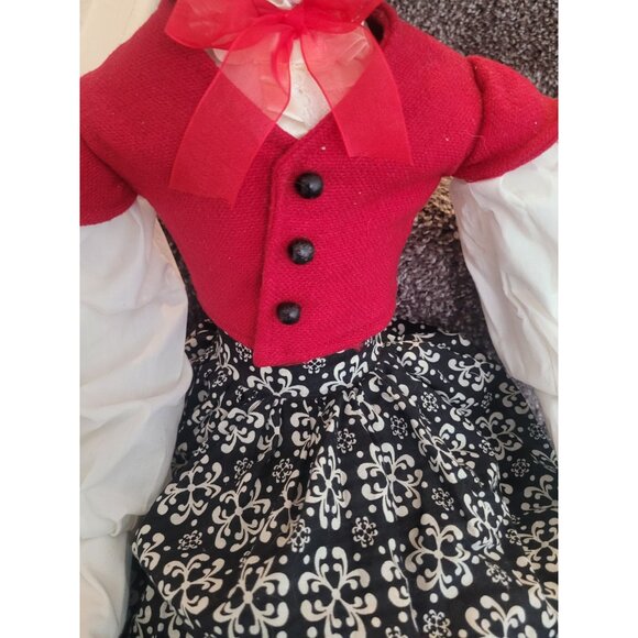 Joe Spencer Maddie Snowlady Fabric Doll Hand Painted Face 34.5" Halloween Decor - Picture 5 of 12